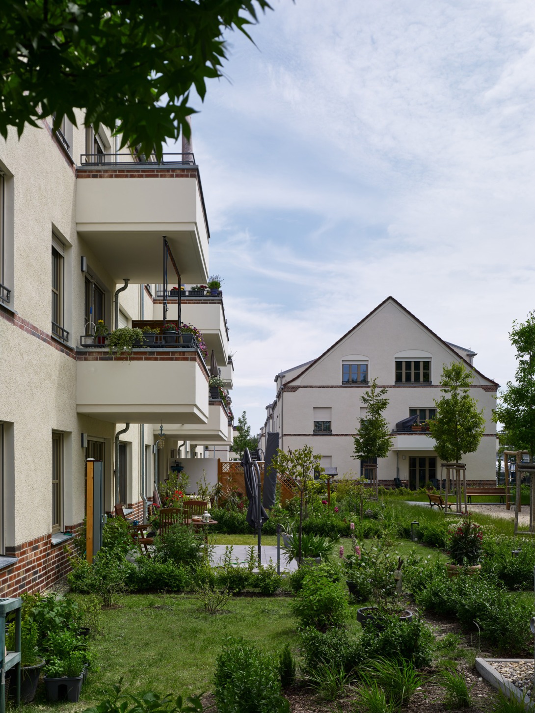 Wohnungsbau Schöneiche Stegeweg, Ansicht Hofseite